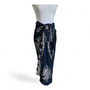 Sama Sama Bundle of 2 Beach|Lake|Pool Cover Up, Shawl, Skirt, Dress Fish Fringe